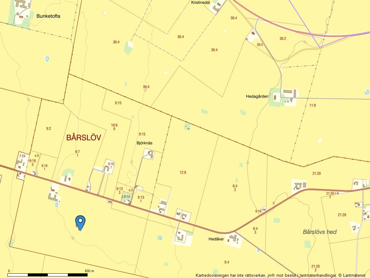 Bårslövshed – 44 ha åkermark